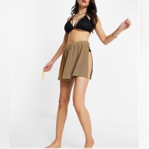Metallic Beach Skirt